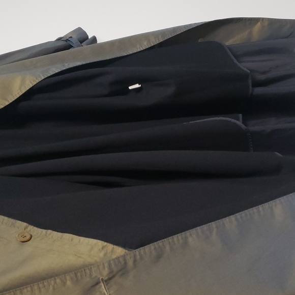 Vintage Degrees green iridescent trench coat - Picture 7 of 16